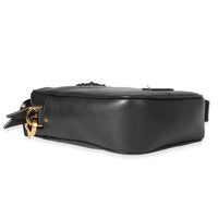 Versace Black Leather La Medusa Mini Crossbody