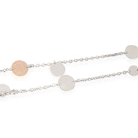 Hermès Confettis Necklace in 18k Pink Gold/Sterling Silver