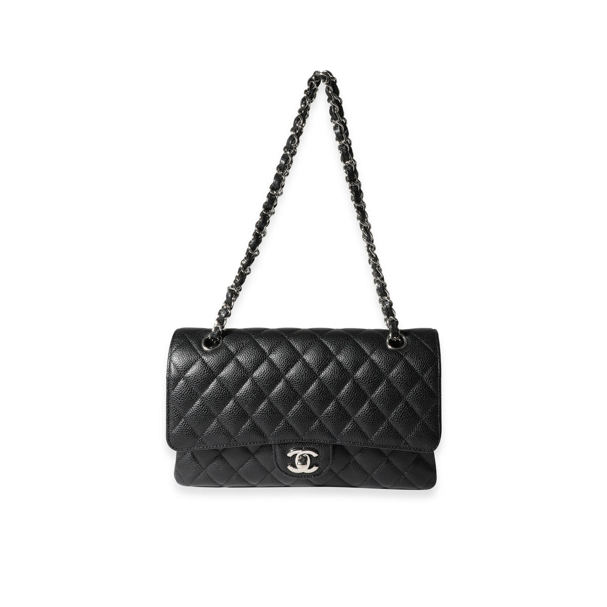 Chanel Black Quilted Caviar Medium Classic Double Flap Bag, myGemma, AU