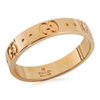 Gucci Icon Logo Band in 18K Yellow Gold