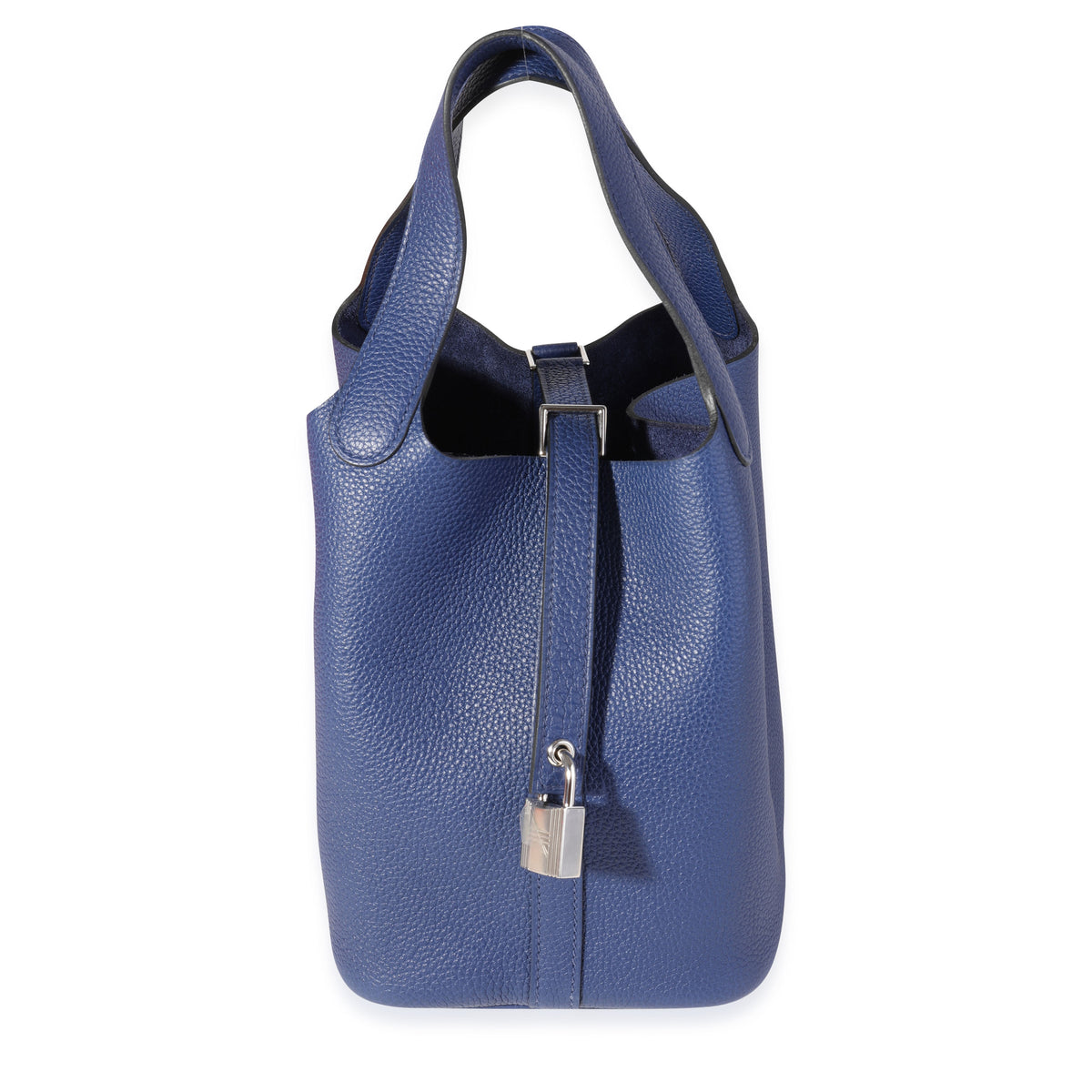 Hermès Bleu Saphir Maurice Picotin Lock 18 PHW