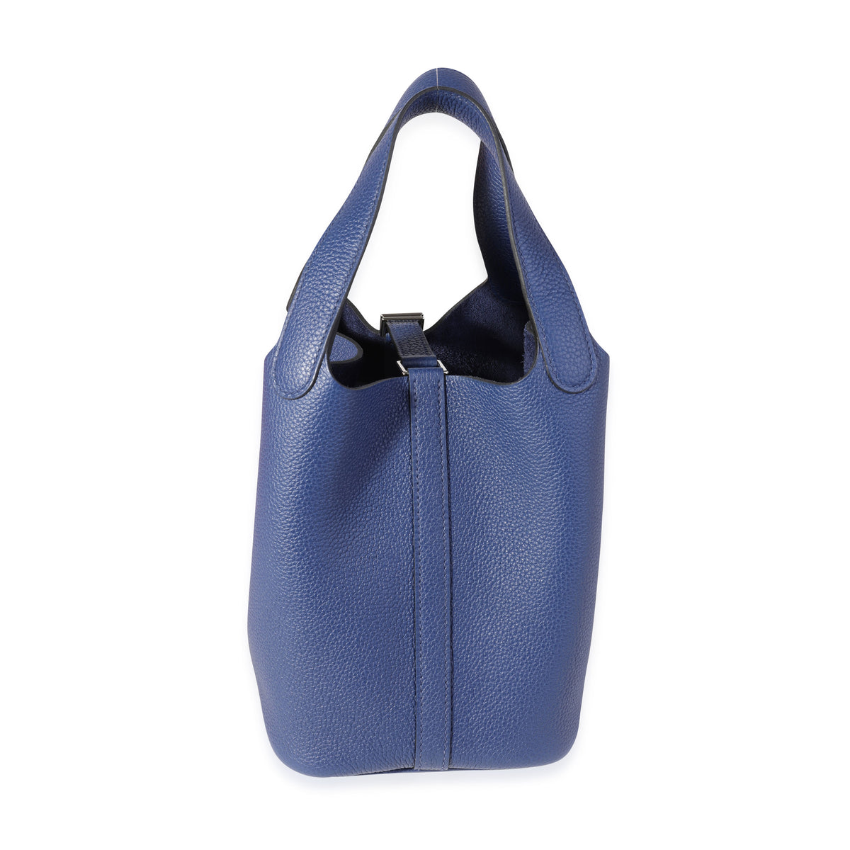 Hermès Bleu Saphir Maurice Picotin Lock 18 PHW