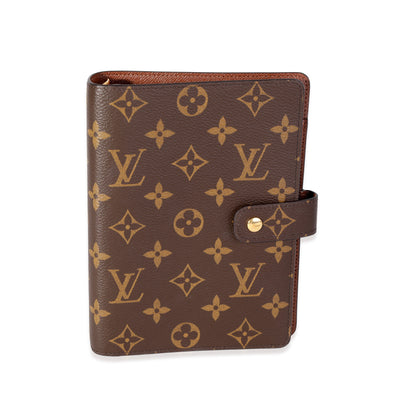 Louis Vuitton Brown Monogram Canvas Medium Agenda