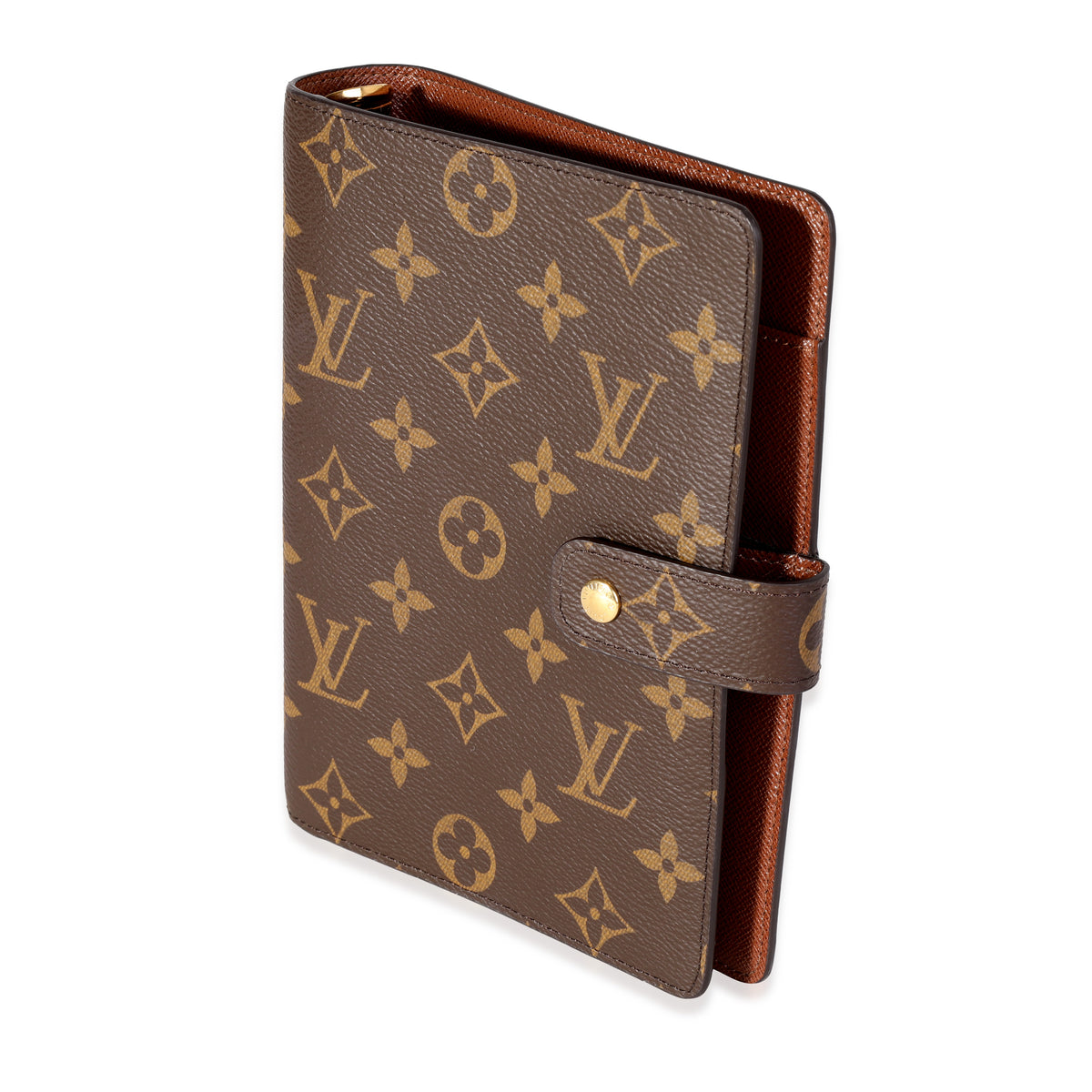 Louis Vuitton Brown Monogram Canvas Medium Agenda