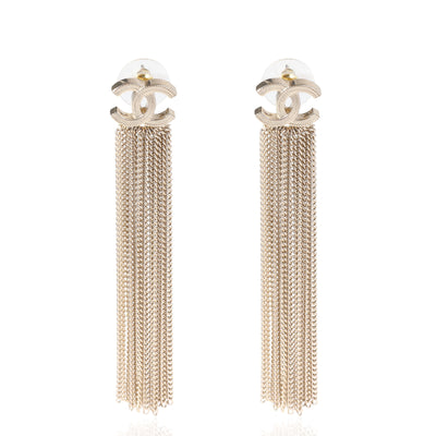 Chanel Fall 2022 CC Chain Drop Earring