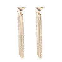 Chanel Fall 2022 CC Chain Drop Earring