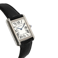 Cartier Tank Solo W5200005 Womens Watch in  Stainless Steel