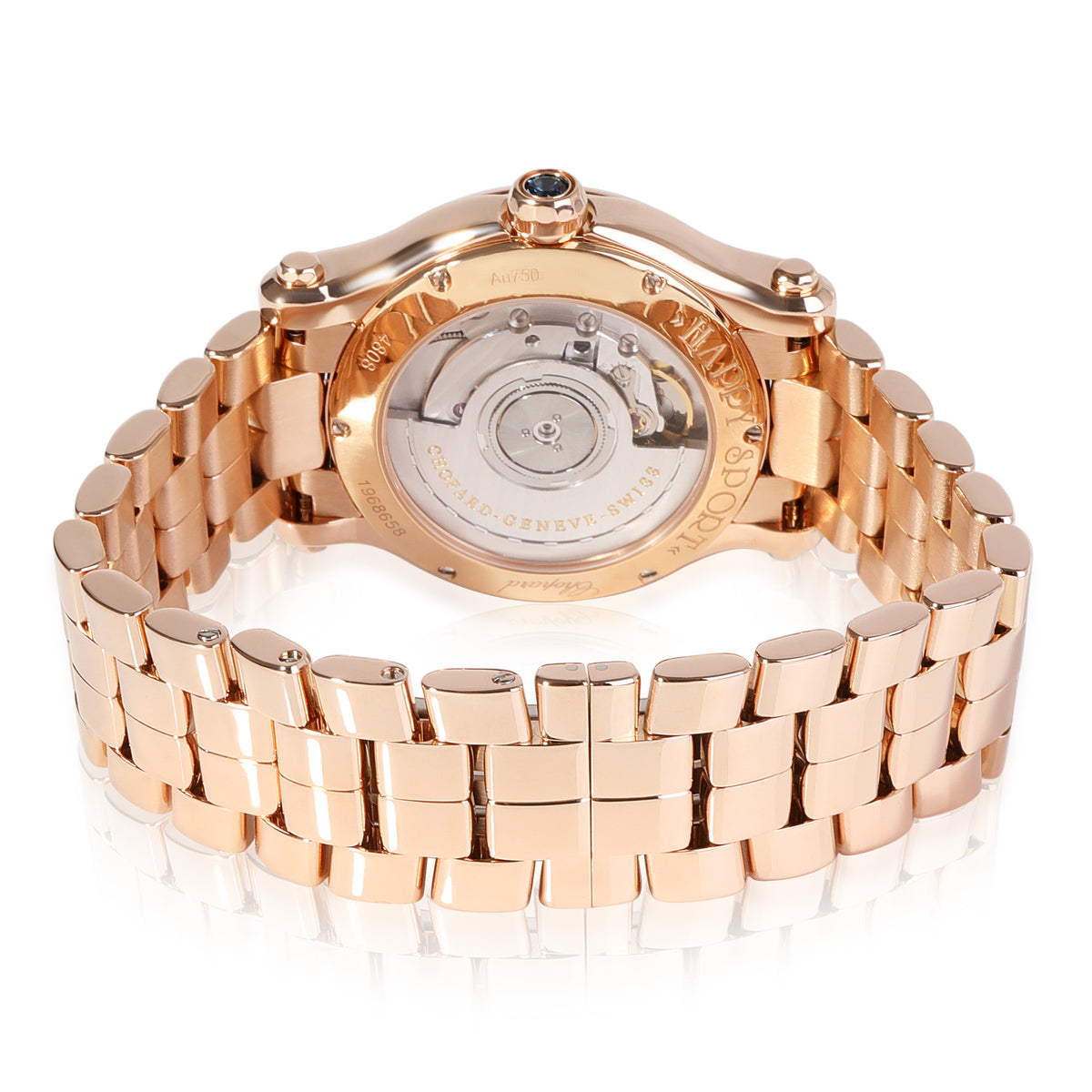 Chopard Happy Sport 274808-5007 Unisex Watch in 18kt Rose Gold