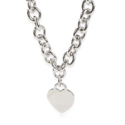 Tiffany & Co. Heart Tag Necklace in 925 Sterling Silver