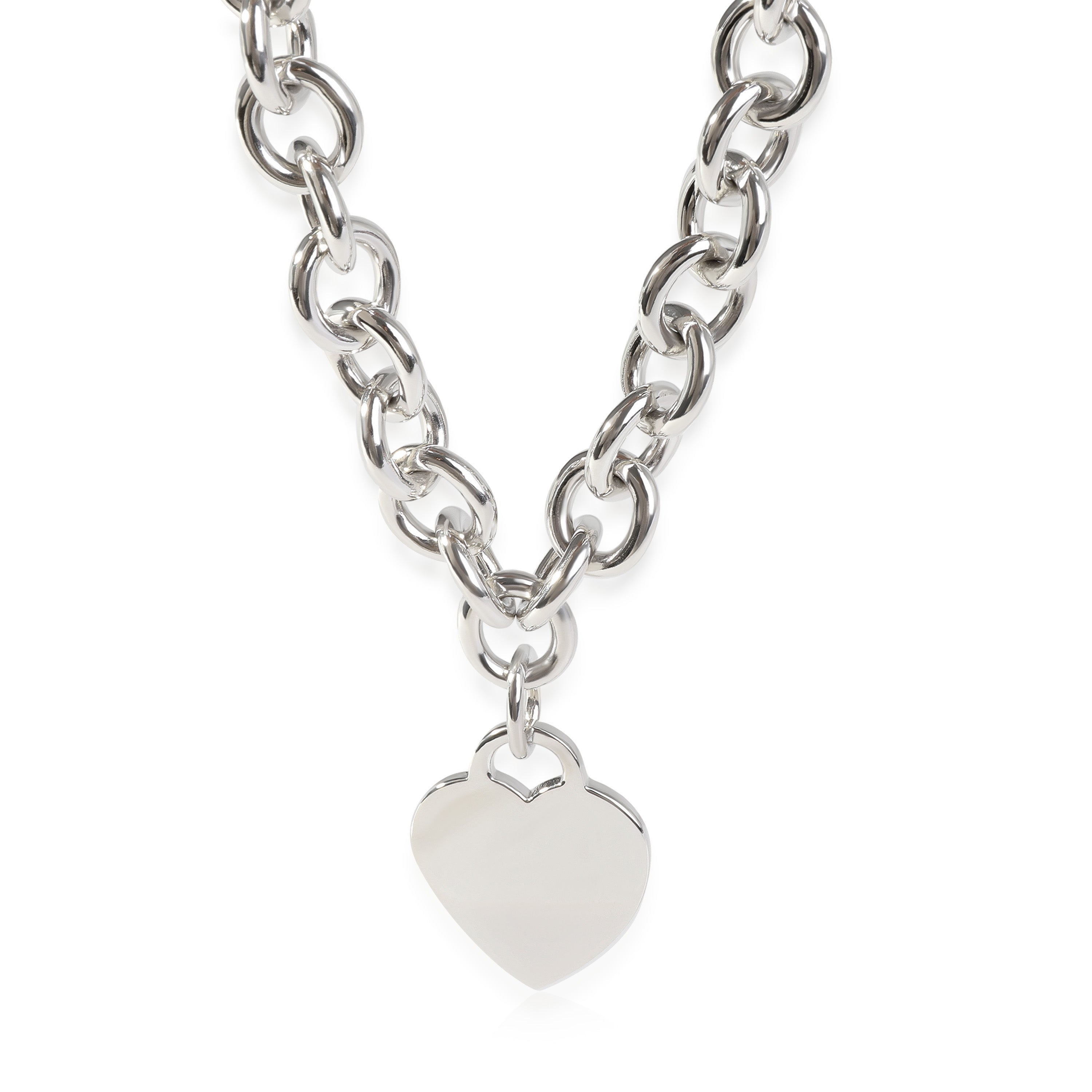 ELCHELE COFFEE MAME NECKLACE シルバー925 Tiffany & Co. Heart Tag Necklace in 925 Sterling Silver