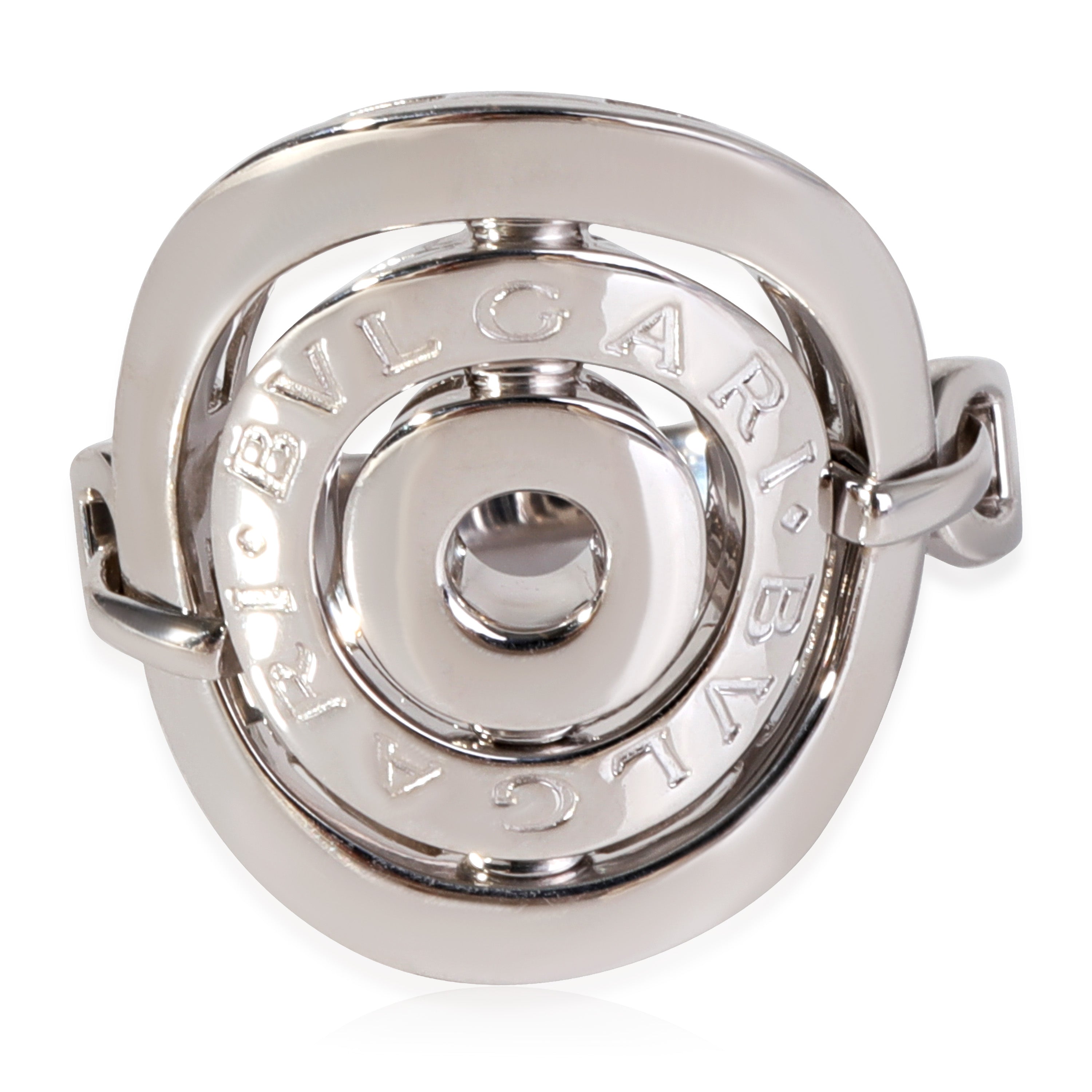 Bulgari Astrale Cerchi Shield Ring in 18k White Gold