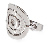 Bulgari Astrale Cerchi Shield Ring in 18k White Gold