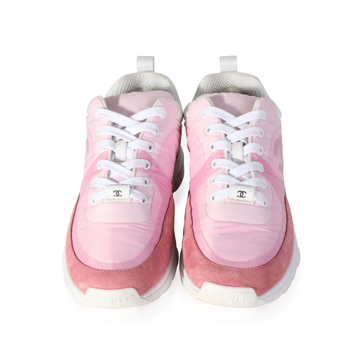 Chanel  Wmns Suede Calfskin Sneaker 'Pale Pink' (7.5 US)