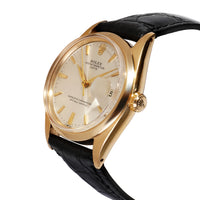 Rolex Date 1500 Men's Watch in 18kt Yellow Gold