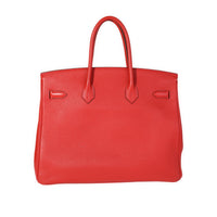 Rouge Casaque Togo Birkin 35 PHW