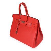 Rouge Casaque Togo Birkin 35 PHW