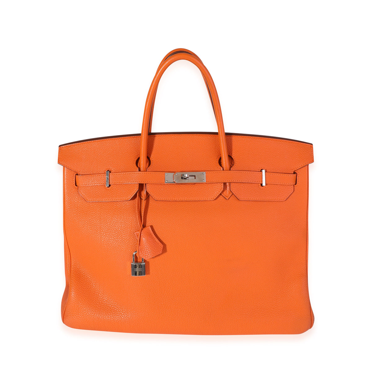 Hermès Orange Togo Birkin 40 PHW