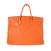 Hermès Orange Togo Birkin 40 PHW