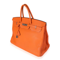 Hermès Orange Togo Birkin 40 PHW