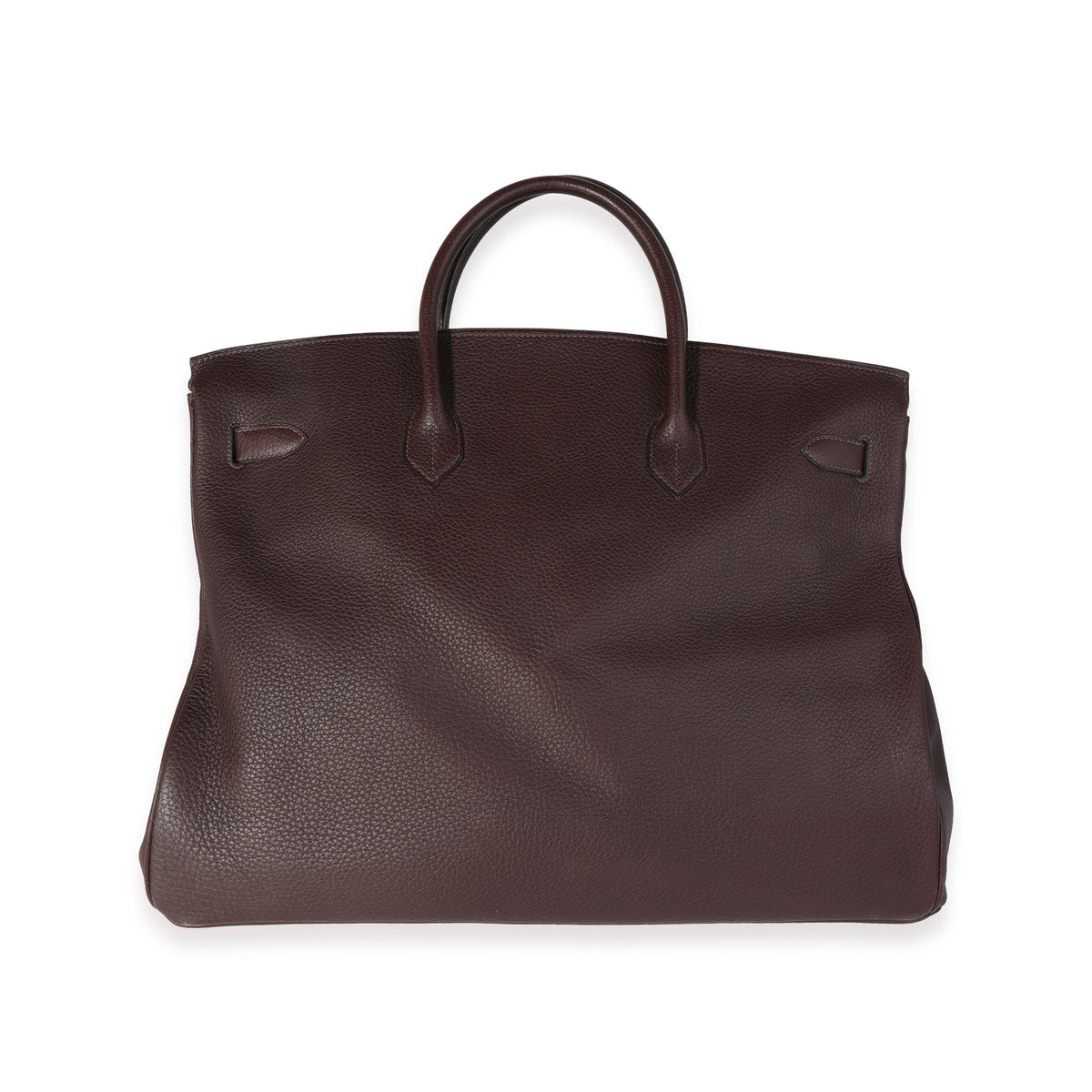 Hermès Chocolat Fjord Birkin 50 PHW