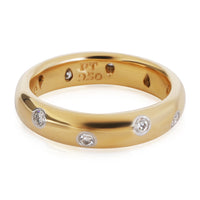 Tiffany & Co. Etoile Diamond Band in 18k Yellow Gold/Platinum 0.22 CTW