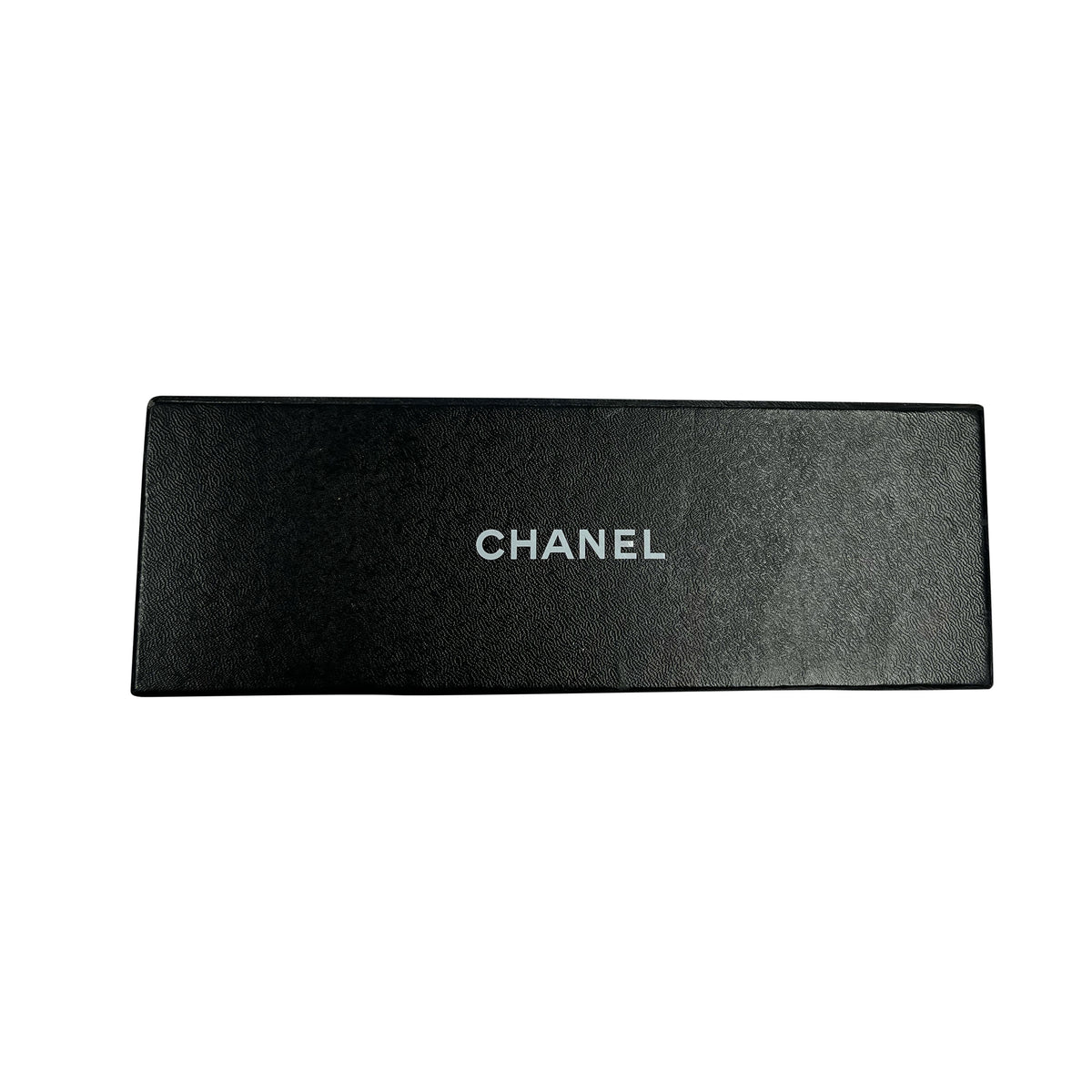 Silver Tone Chanel 05 V Logo Chain Belt