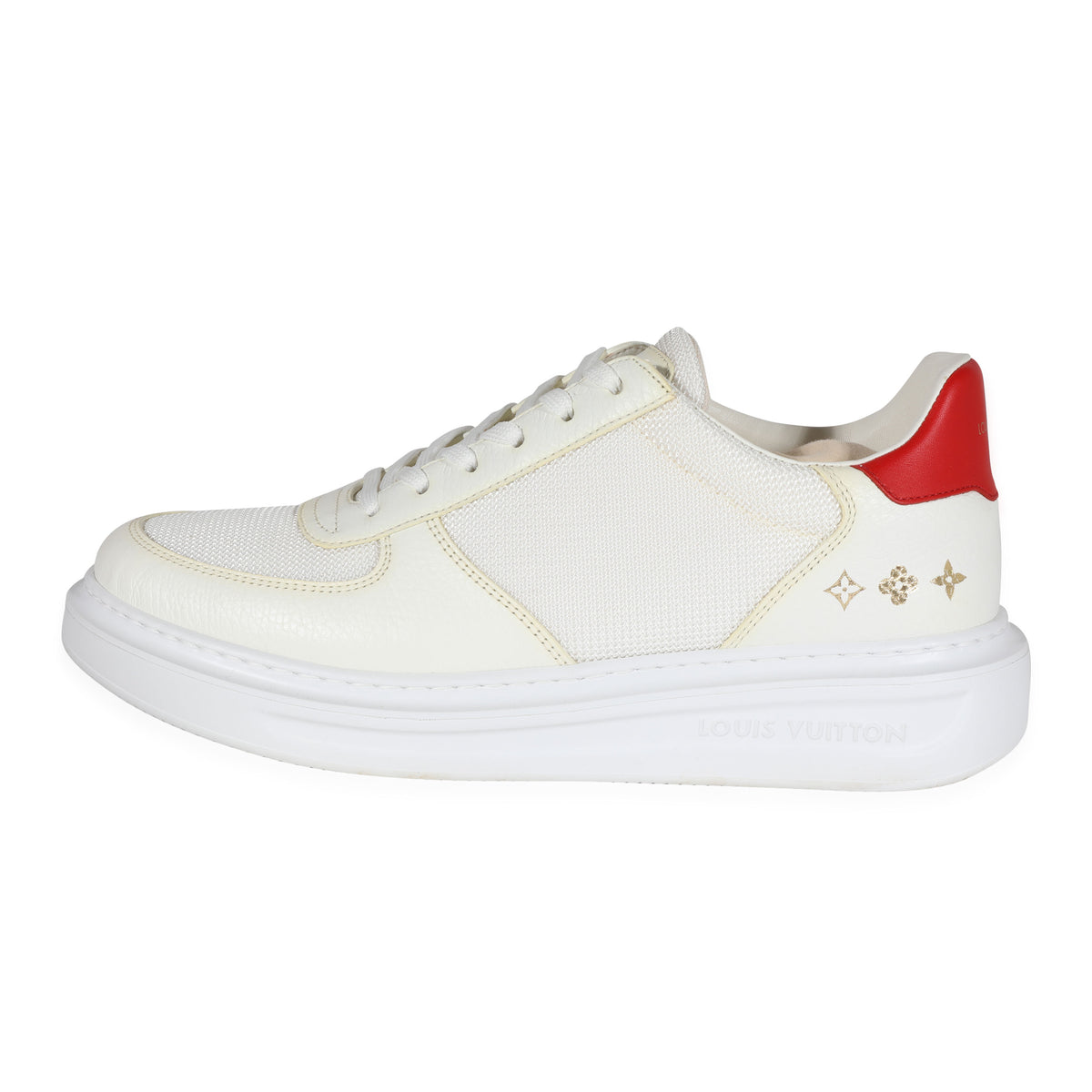 Louis Vuitton White Leather LV Trainer Sneaker, myGemma, SE