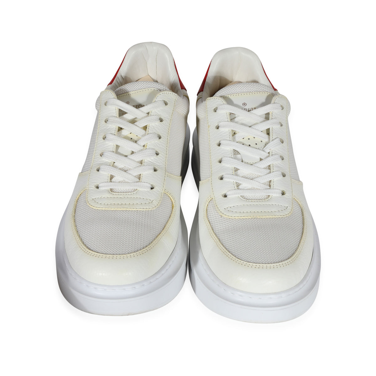 Louis Vuitton White Leather LV Trainer Sneaker, myGemma, SE