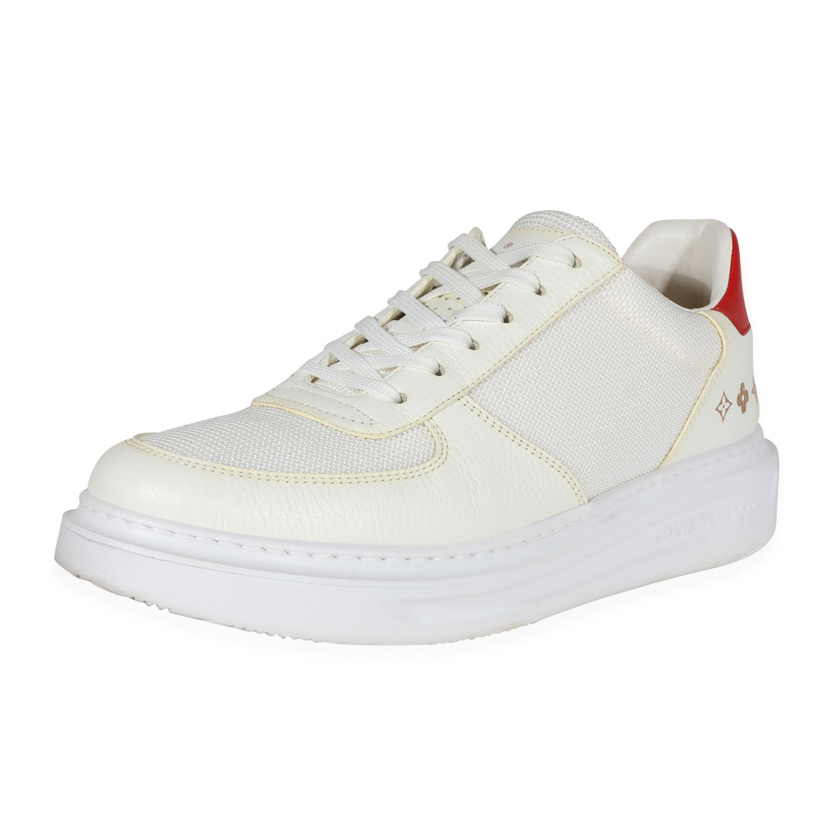 Louis Vuitton - Louis Vuitton Beverly Hills Sneaker ' White Red' (7.5 UK)
