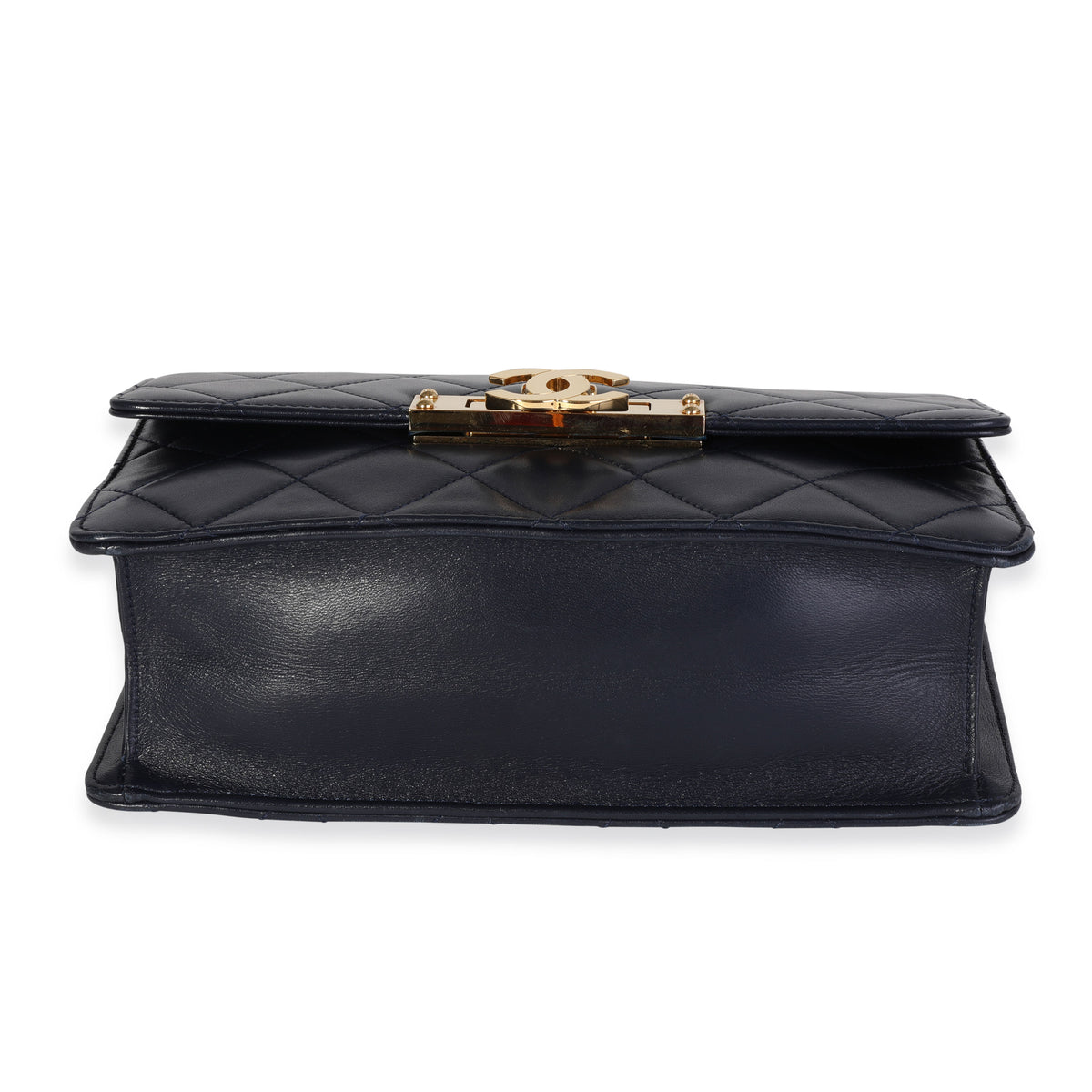 Chanel Navy Quilted Lambskin Medium Golden Class Flap Bag, myGemma, SE