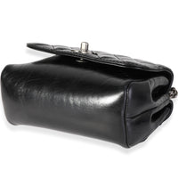 Black Aged Calfskin Small Pilot Essentials Flap Bag