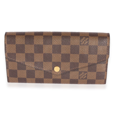 Louis Vuitton Damier Ebene Sarah Wallet