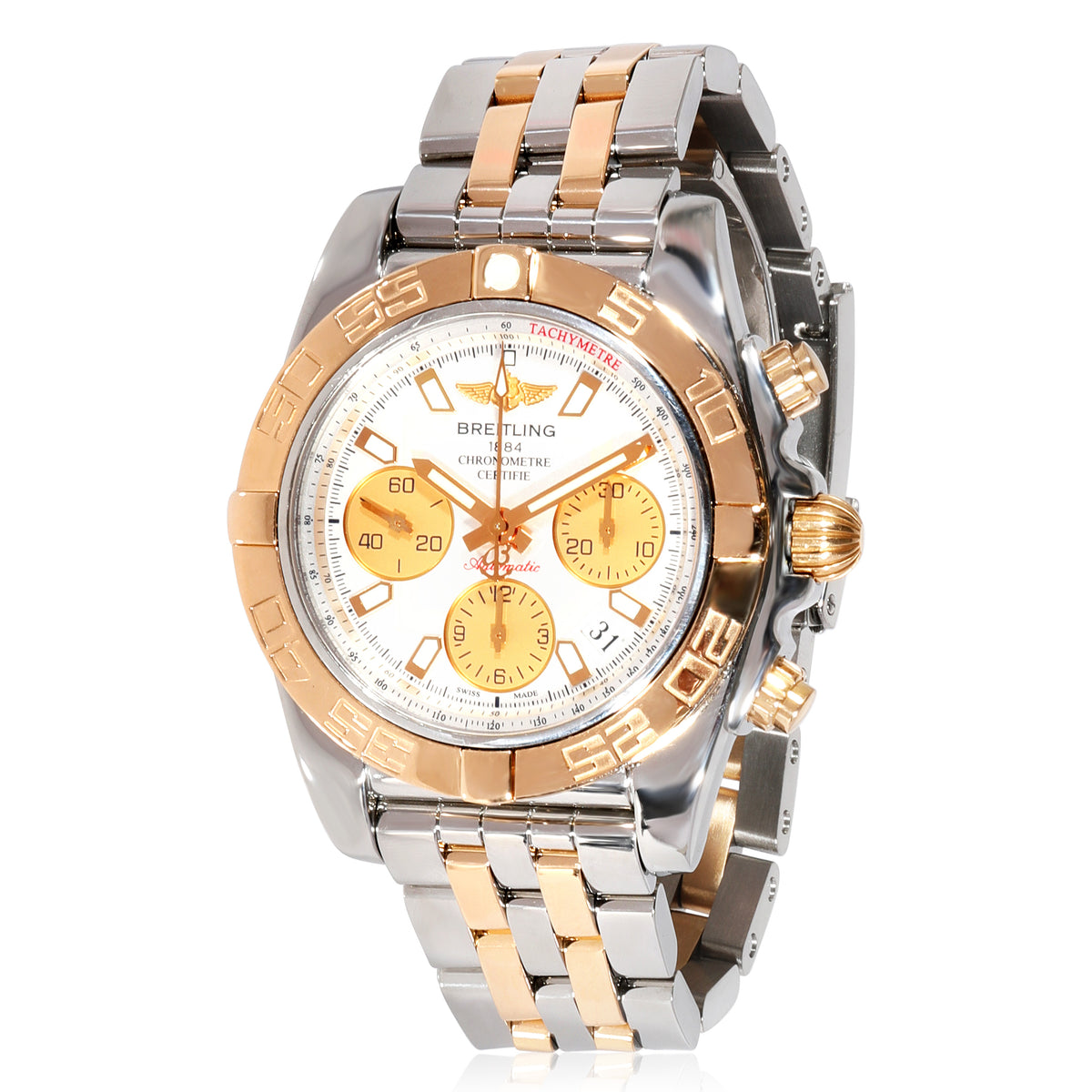 Breitling Chronomat 41 CB014012/G713 Men's Watch in 18kt Rose Gold/Stainless Ste