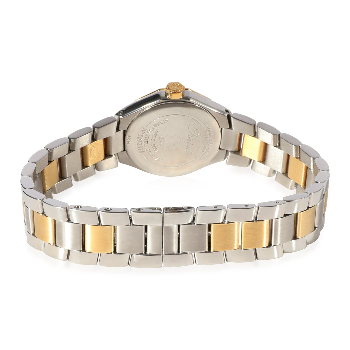 Baume & Mercier Riviera 65508 Womens Watch in 18kt Stainless Steel/Yellow Gold