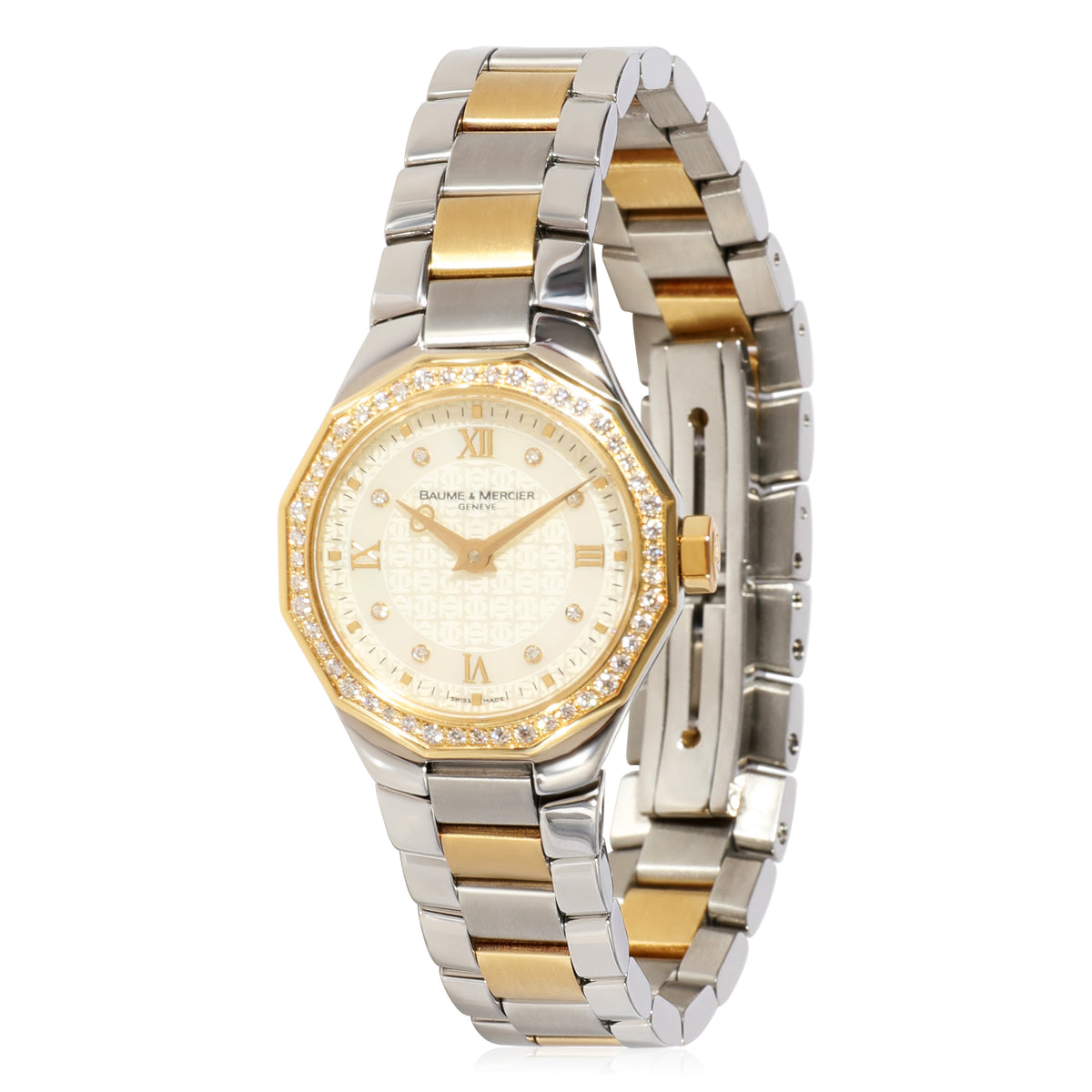 Baume & Mercier Riviera 65508 Womens Watch in 18kt Stainless Steel/Yellow Gold