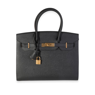 Hermès Black Epsom Sellier Birkin 30 GHW