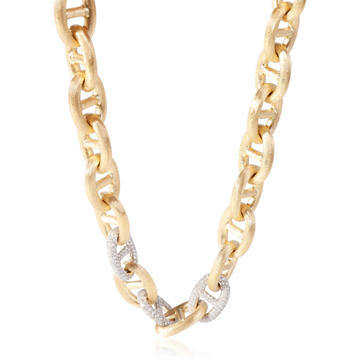 Diamond Nicolis Cola Necklace in 18k Yellow Gold (4.50 ctw)