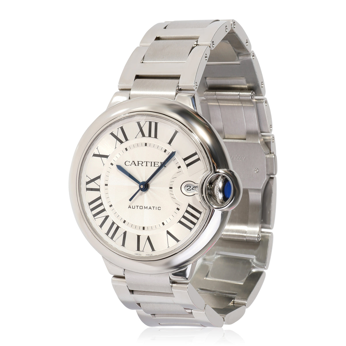 Cartier Ballon Bleu WSBB0040 Men's Watch in  Stainless Steel