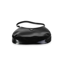 Prada Black Brushed Leather Cleo Shoulder Bag