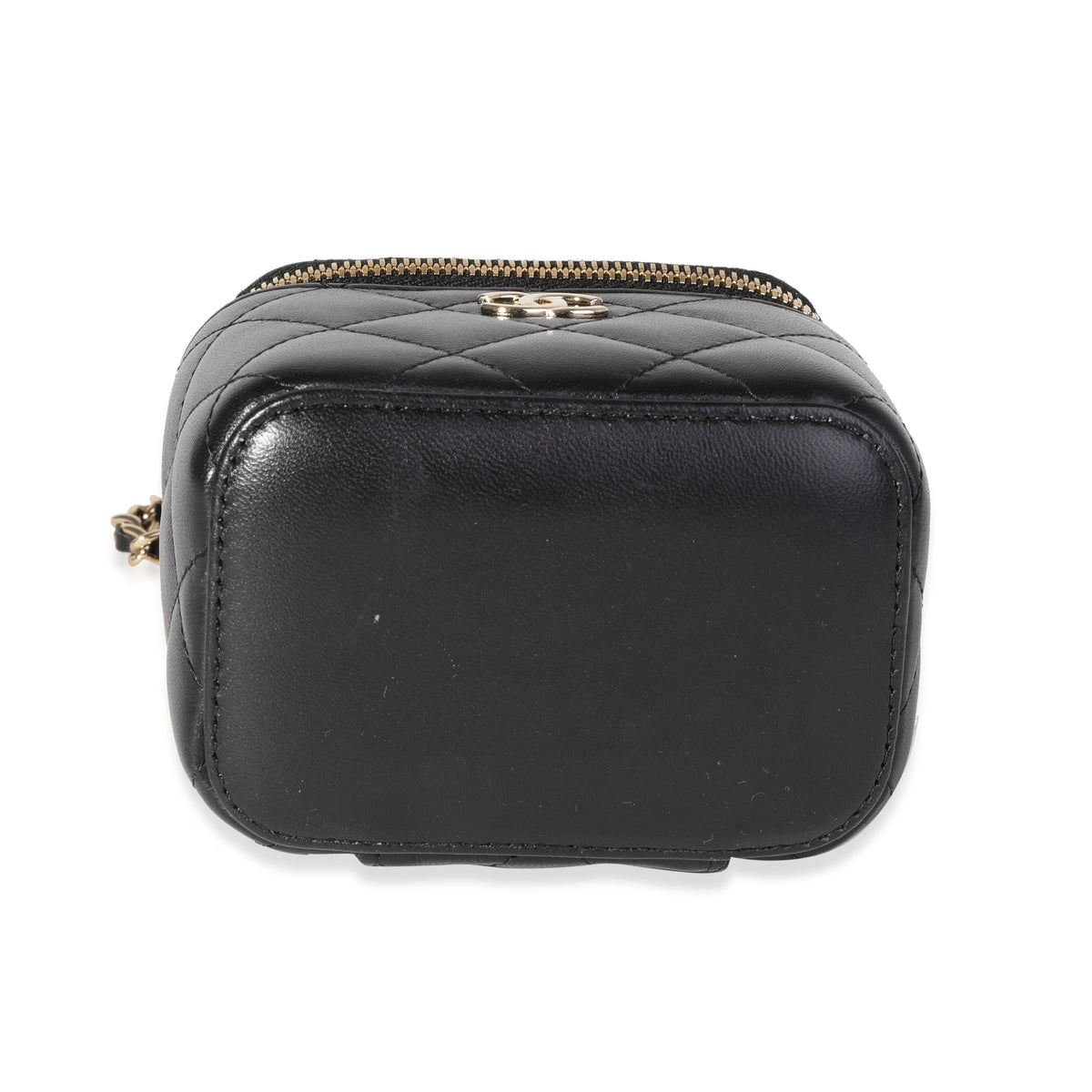 Chanel 2021 Small Vanity w/Chain - Metallic Mini Bags, Handbags - CHA952411