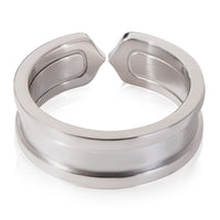 Cartier C De Cartier 6.5 mm Wide Ring in 18k White Gold