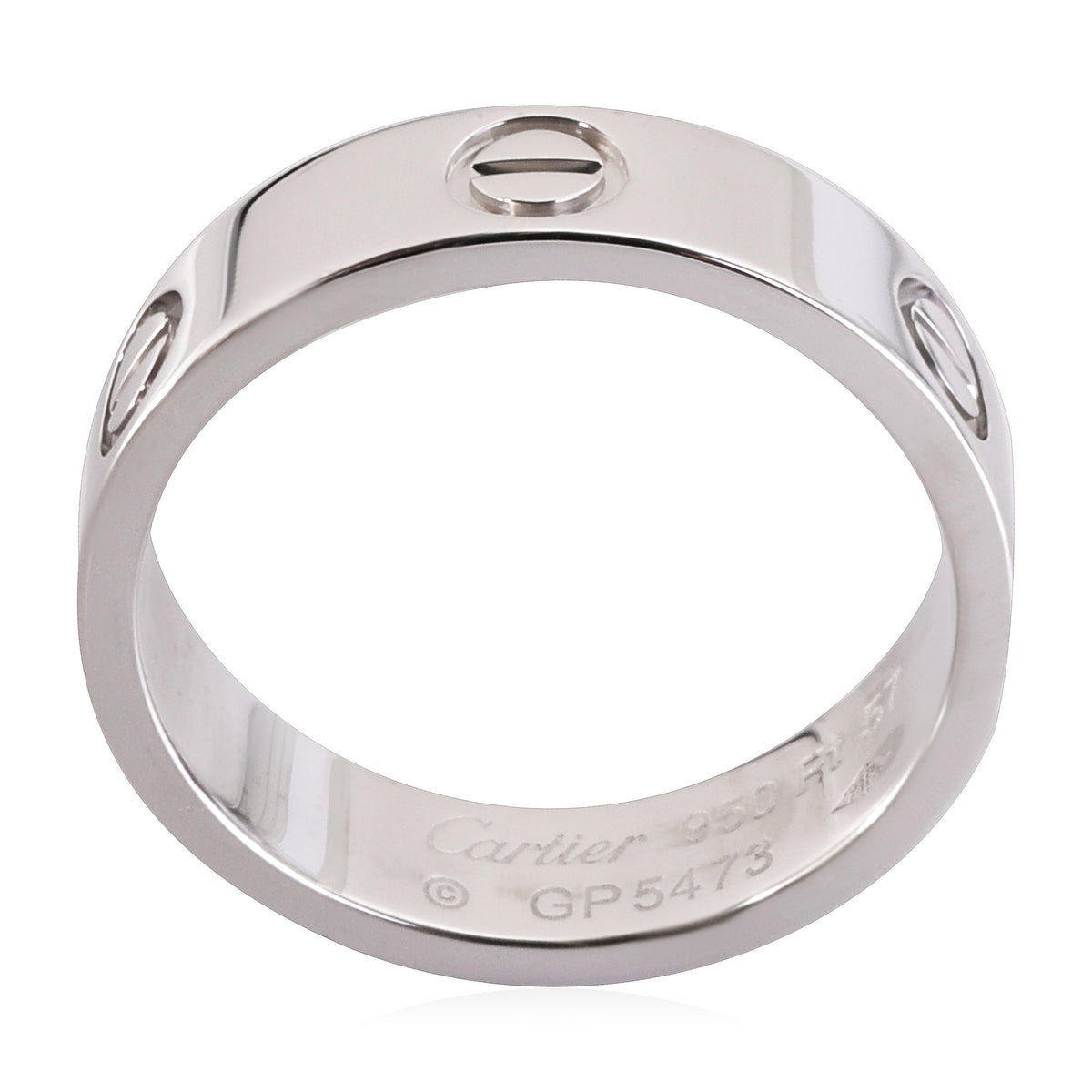 Cartier Love Ring in 950 Platinum