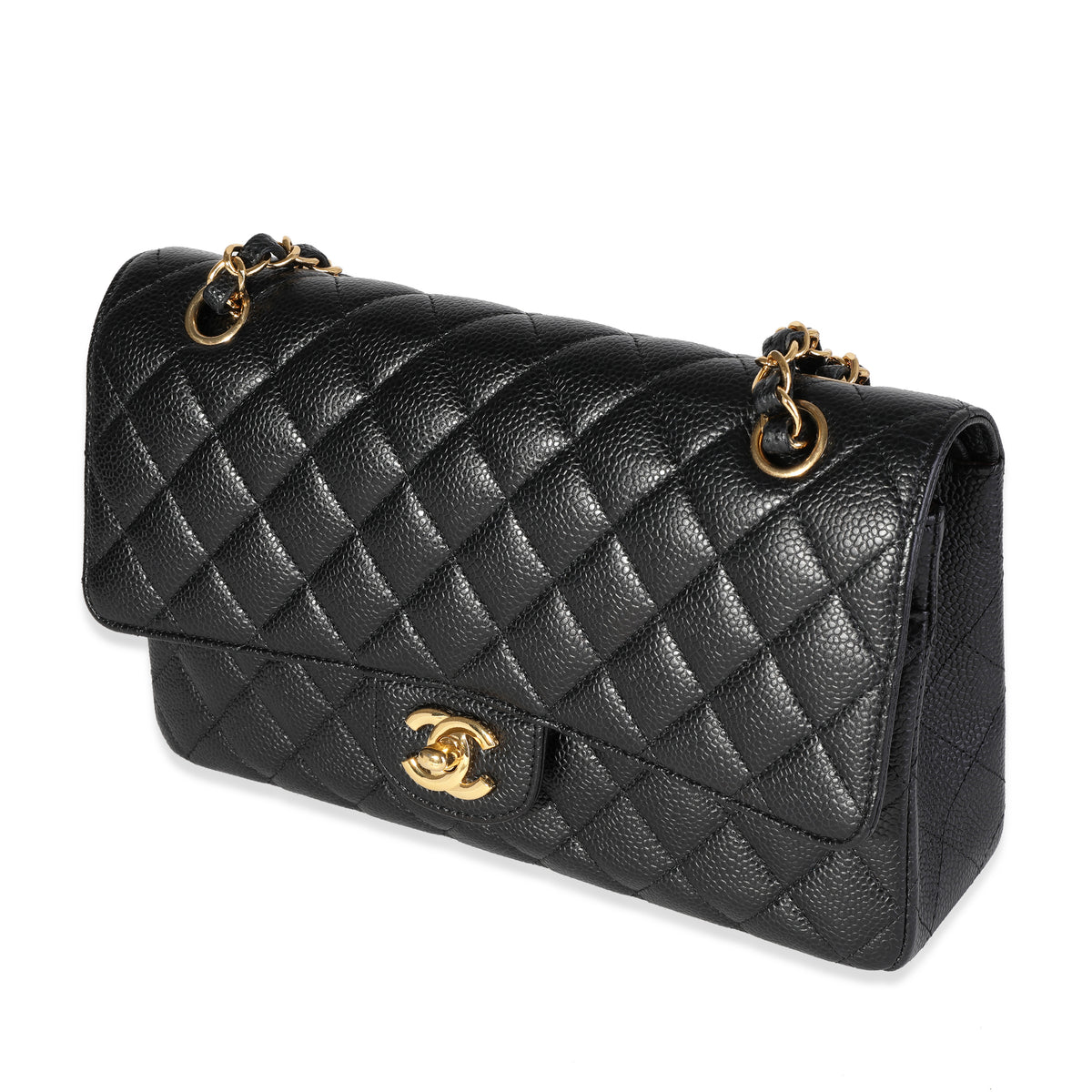 Chanel 22K Quilted Tweed Classic Medium Double Flap Bag, myGemma, FR