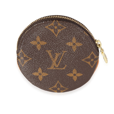 Louis Vuitton Monogram Canvas Round Coin Purse