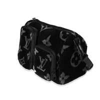 Louis Vuitton Black & Gray Monogram Eclipse Tuffetage Multi-Pocket Speedy