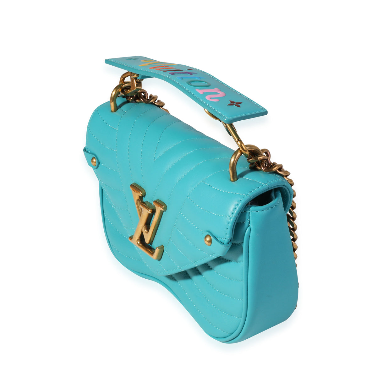 Louis Vuitton Blue New Wave Chain Bag mm