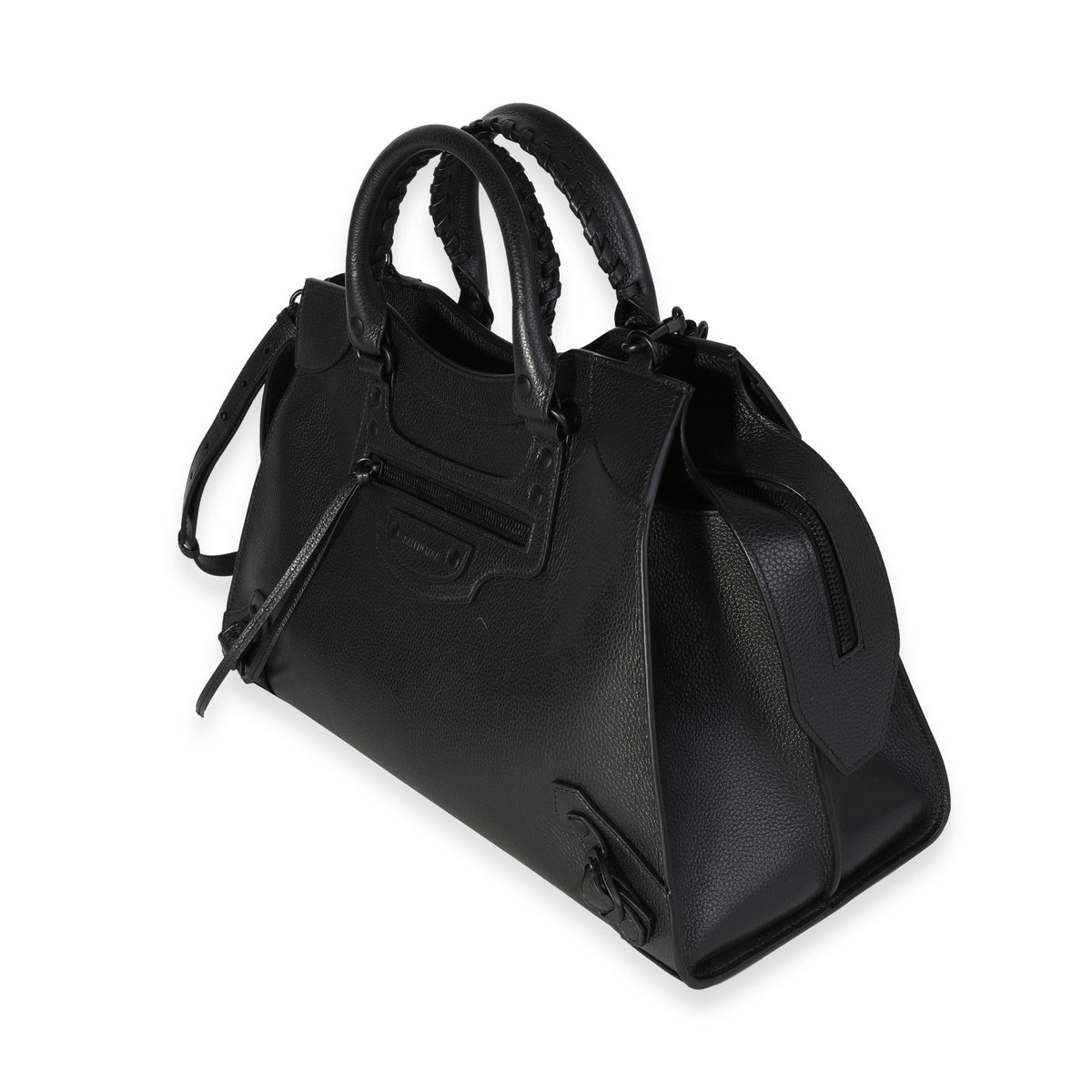 Balenciaga So Black Grained Calfskin Neo Classic Bag