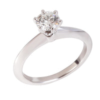 Tiffany & Co. Diamond Engagement Ring in Platinum F SI1 0.61 CTW