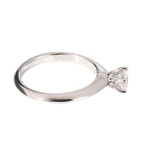Tiffany & Co. Diamond Engagement Ring in Platinum F SI1 0.61 CTW