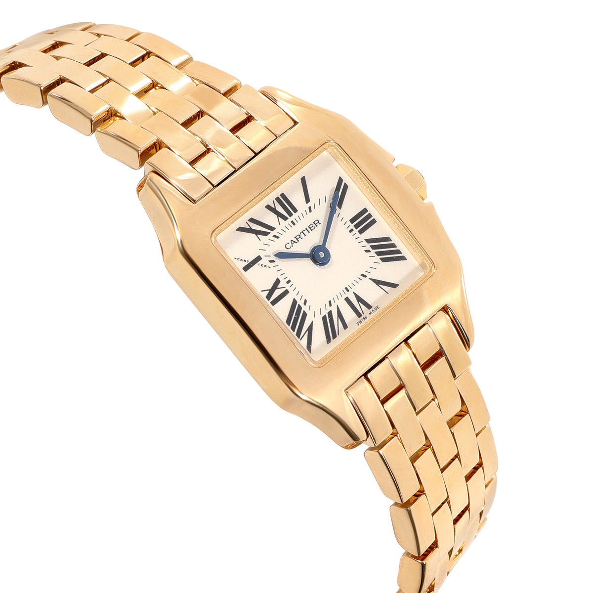 Cartier Santos Demoiselle W25063X9 Womens Watch in  Yellow Gold